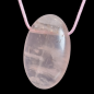 Pendentif Quartz rose sur cordon