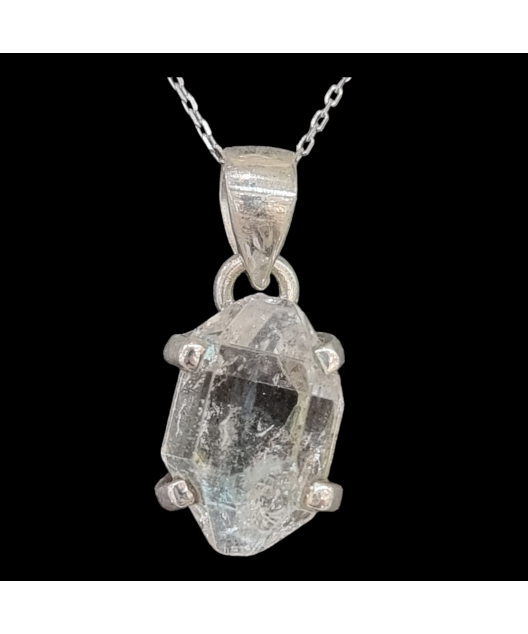 Pendentif Diamant Herkimer Argent 925