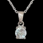 Pendentif Aigue marine Argent 925