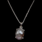 Pendentif Quartz rutile Tourmaline Argent 925 avec Chaine argent