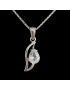 Pendentif Cristal de roche Argent 925