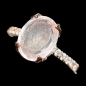 Bague Quartz rose & Zirconium Vermeil