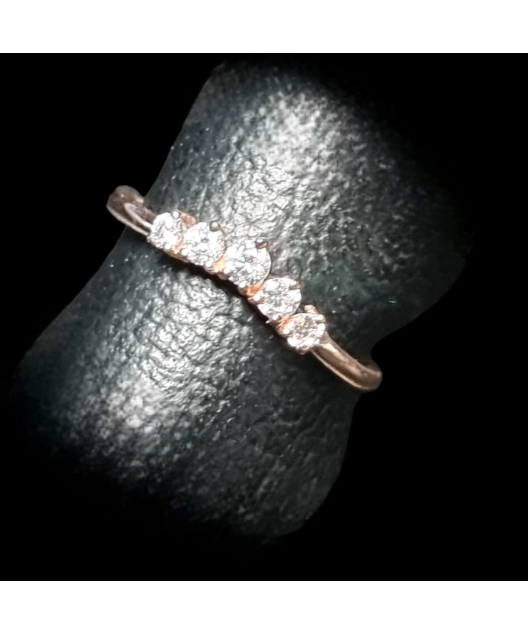 Bague Topaze blanche Vermeil