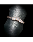 Bague Topaze blanche Vermeil