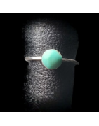 Bague Turquoise Argent 925 Taille 57