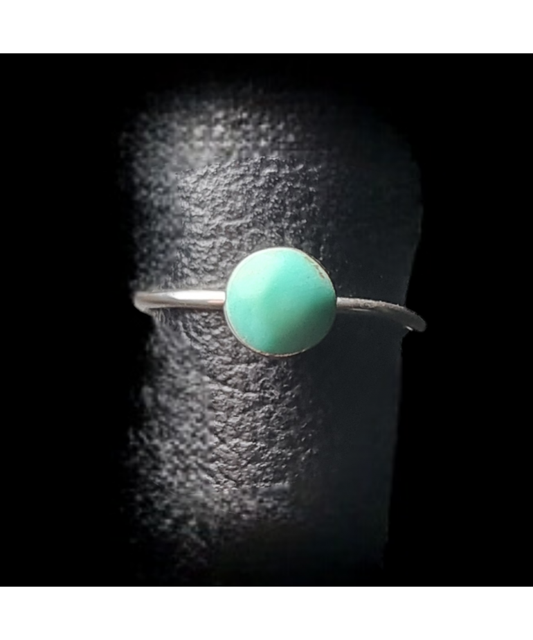 Bague Turquoise Argent 925 Taille 57