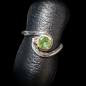 Bague Tourmaline verte Argent 925 Taille 53
