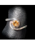 Bague Tourmaline jaune Argent 925 Taille 56
