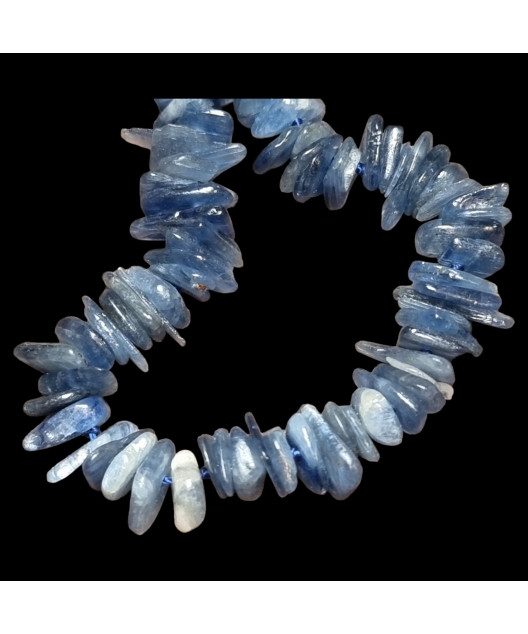 Collier Cyanite bleue Baroque
