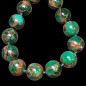 Collier Jaspe impérial Pierres rondes de 12mm