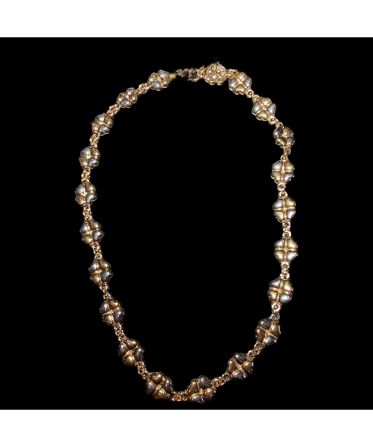Collier Plaqué or Trèfles