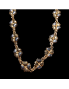 Collier Plaqué or Trèfles