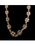 Collier Plaqué or Trèfles
