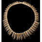Collier Plaqué or lamelles