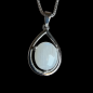 Pendentif Pierre de lune avec chaîne Argent 925