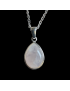 Pendentif Quartz rose Argent 925