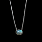 Pendentif Labradorite avec chaîne Argent 925