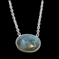 Pendentif Labradorite avec chaîne Argent 925