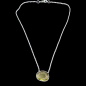 Pendentif Citrine citron avec chaîne Argent 925