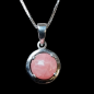Pendentif Rhodochrosite avec chaîne Argent 925