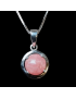 Pendentif Rhodochrosite avec chaîne Argent 925