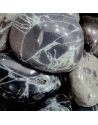 Pierre roulée Obsidienne spider