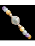 Bracelet Labradorite & Quartz fumé Cristal de roche Améthyste