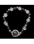 Bracelet Labradorite & Quartz fumé Cristal de roche