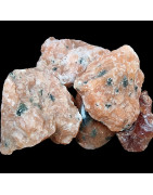 Pierre brute Calcite orange