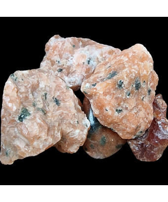 Pierre brute Calcite orange