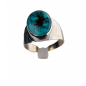 Bague Turquoise sertie argent 925 Taille 66