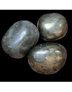 Pierre roulée Chalcopyrite