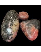 Pierre roulée Rhodonite