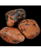 Pierre roulée Obsidienne acajou