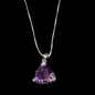 Pendentif Améthyste avec chaîne Argent 925