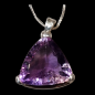 Pendentif Améthyste avec chaîne Argent 925