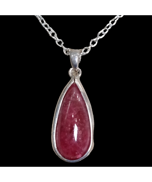 Pendentif Rhodonite Argent 925