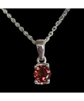 Pendentif Tourmaline rose...