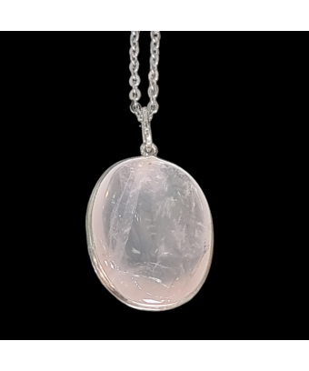 Pendentif Quartz rose...