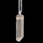 Pendentif Cristal de roche pointe Argent 925