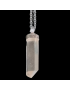 Pendentif Cristal de roche pointe Argent 925