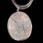 Pendentif Quartz Rutile Tourmaline Argent 925