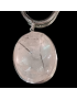 Pendentif Quartz Rutile Tourmaline Argent 925