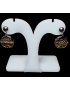 Boucles Œil de tigre Arbre de vie Acier inox