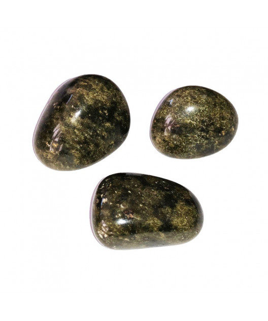 Pierre roulée Epidote