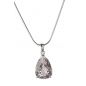 Pendentif Kunzite et chaîne argent 925