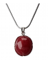 Pendentif Rhodochrosite et chaîne argent 925