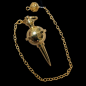 Pendule Acier doré
