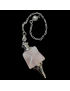 Pendule Quartz rose Etoile Merkaba