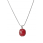 Pendentif Rhodochrosite et chaîne argent 925